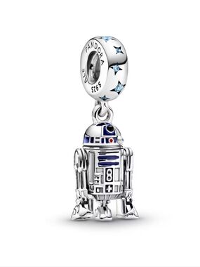 Retired Authentic Star Wars X Pandora R2-D2 Dangle Charm 925 Sterling Disney